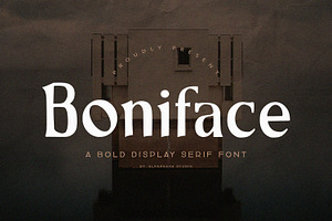 Boniface - Display Serif Font