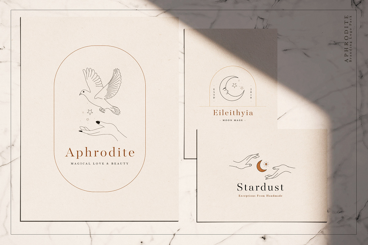 Aphrodite Branding Logos, a Branding & Logo Template by SNIPESCIENTIST (Photo 25 of 32)