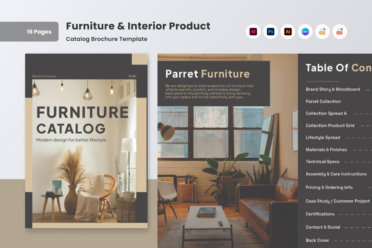 Interior Lookbook Brochure
