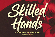 Skilled Hands - Modern Script Font, a Script Font by HanzelSpace Studio (Thumbnail 1 of 6)