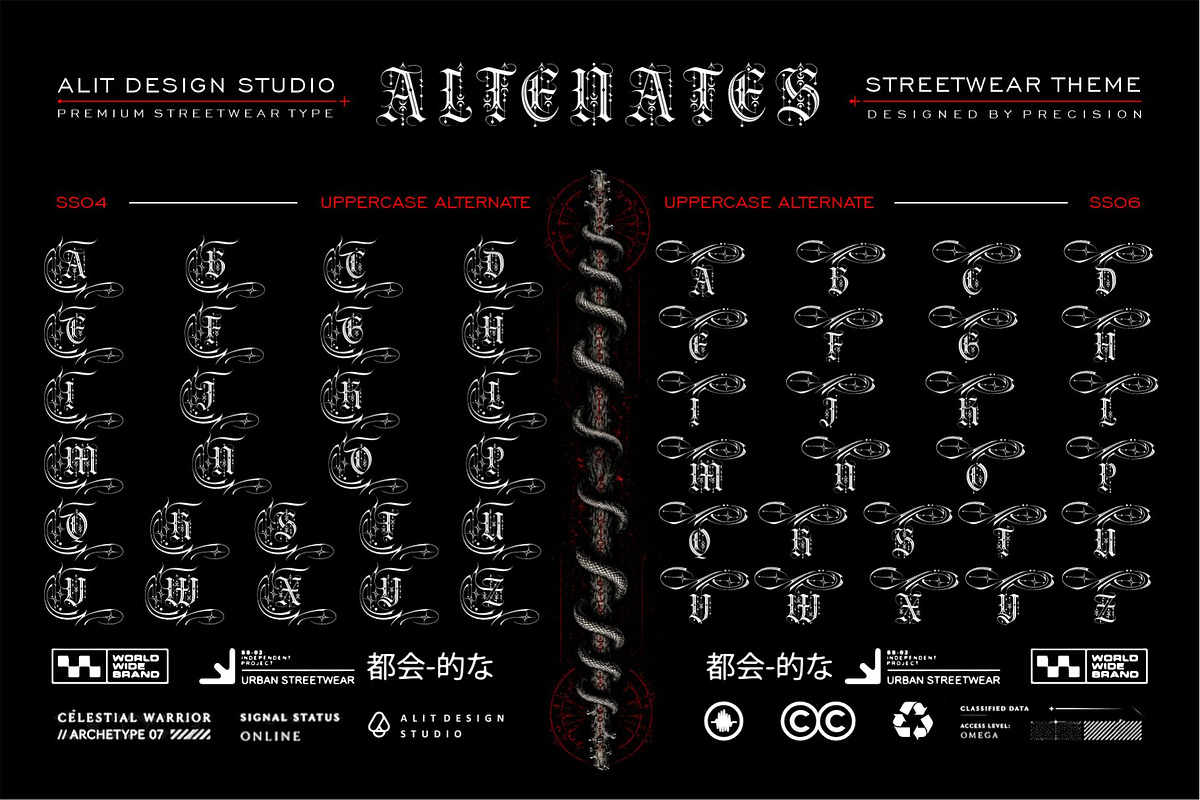 Dread Gothic Typeface, a Blackletter Font by alit design (Photo 7 of 22)