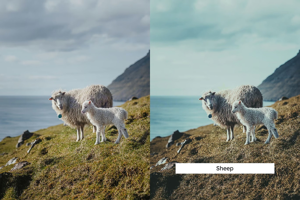 20 Faroe Islands Lightroom Presets, a Preset Add-On by skybluecreative (Photo 2 of 10)