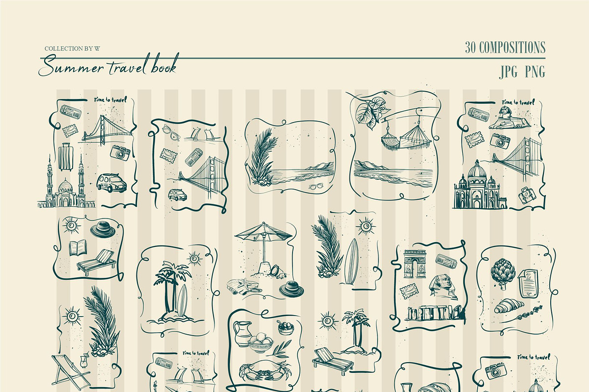 Summer travel book, an Object Graphic by Collection by VY (Photo 6 of 14)