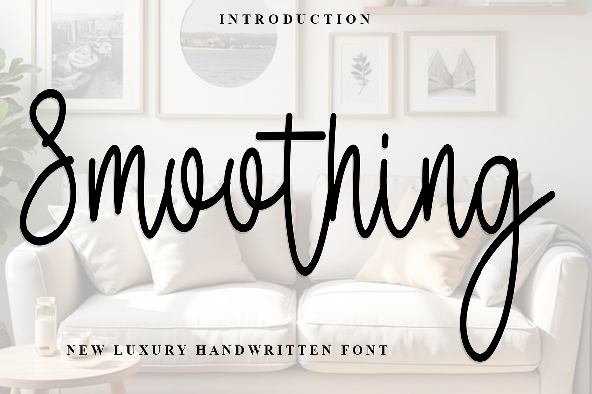 Smoothing, a Handwritten Font by FreshTypeINK (Photo 1 of 7)