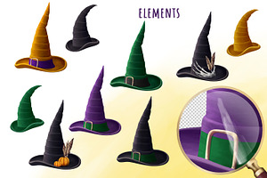 Drawn Witch Hats