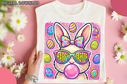Retro Bunny Easter, Bubblegum Bunny, an Illustration by OK Design (Thumbnail 3 of 6)