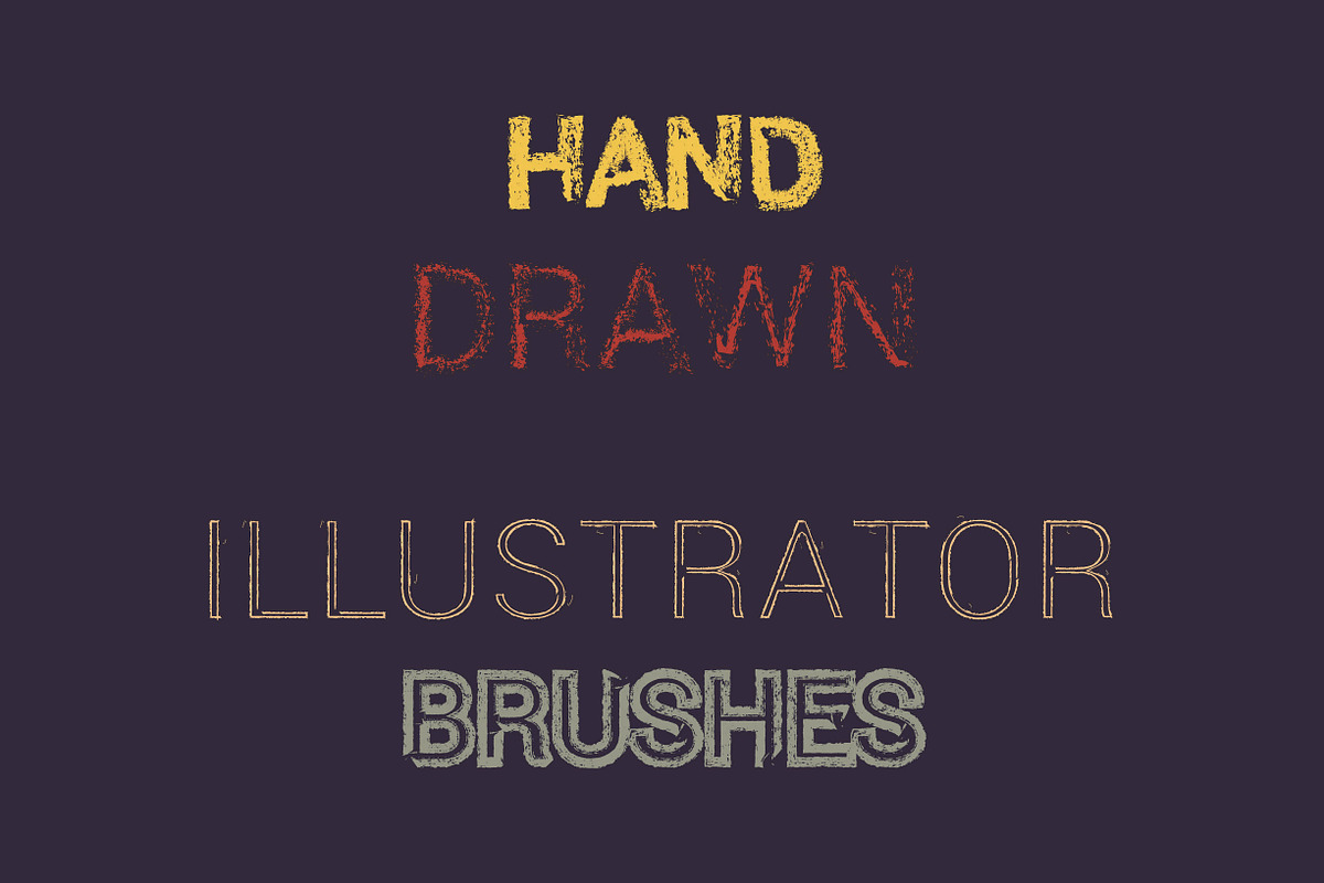 Wax Crayons Illustrator Brushes preview 8