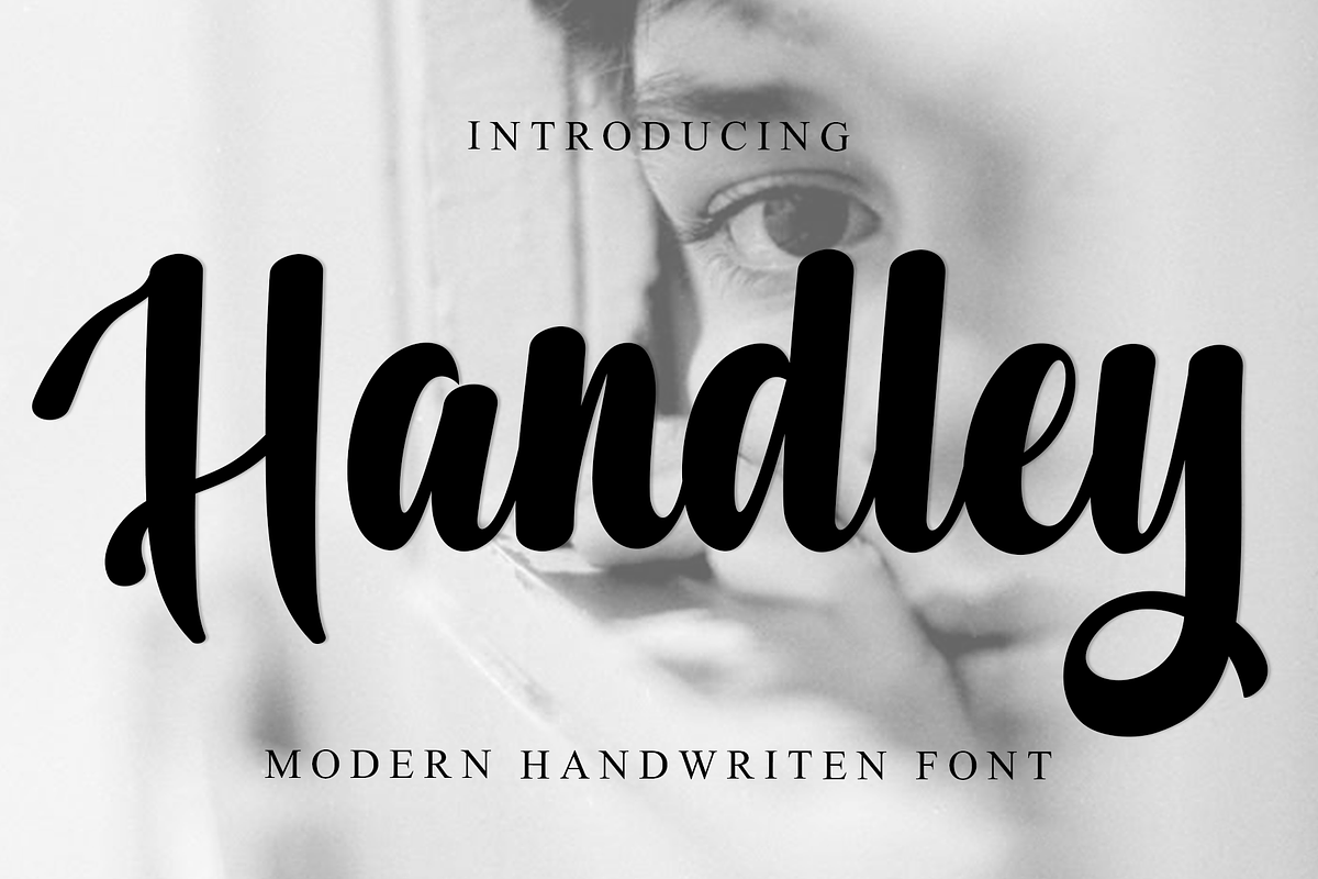 Handley, a Handwritten Font by FreshTypeINK (Photo 1 of 8)
