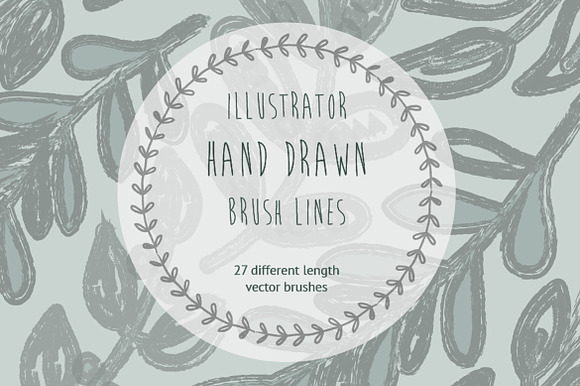 Hand Drawn Illustrator Brushes preview 5