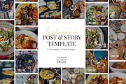 Restaurant Instagram Post and Story, a Social Media Template by peterdraw (Thumbnail 1 of 6)