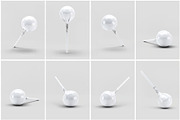 Ball Lollipop Candy Mock-Up, a Product Mockup by DesignRushMarket (Thumbnail 2 of 7)