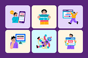 Error Illustrations Art Set, a Technology Illustration by Brickclay (Thumbnail 6 of 9)