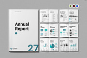 Annual Report Template, a Brochure Template by Work-Envance (Thumbnail 1 of 12)