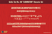 Ludington Vintage Letterpress Font, a Sans Serif Font by Paper Moon Graphic Supply (Thumbnail 2 of 9)