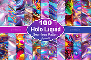 Holographic Liquid Seamless Pattern, a Pattern Graphic by Forhadx5 (Thumbnail 1 of 6)