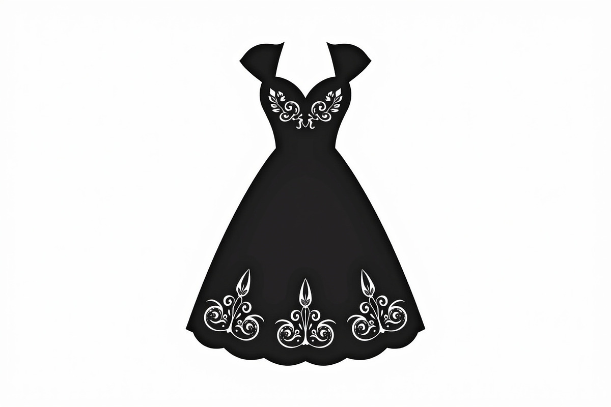 Luxury Dress Clipart Set, an Illustration by hafijul (Photo 4 of 21)