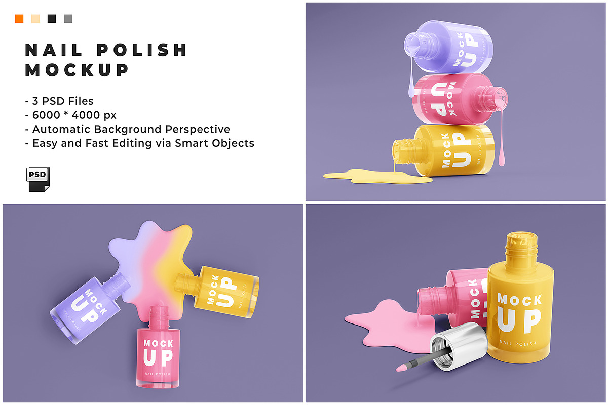 Nail Polish Mockup, a Product Mockup by Artnivora.Std (Photo 1 of 4)