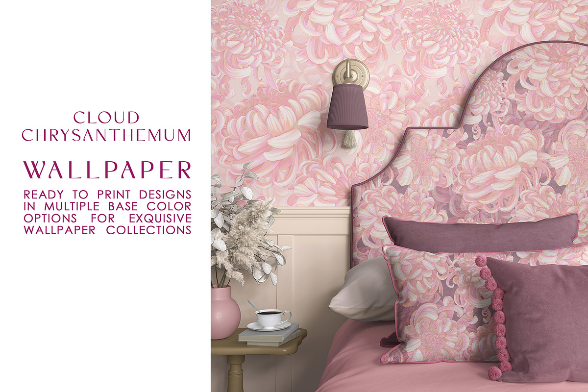 Pattern Cloud Chrysanthemum, a Pattern Graphic by Natalia0307 (Photo 4 of 13)
