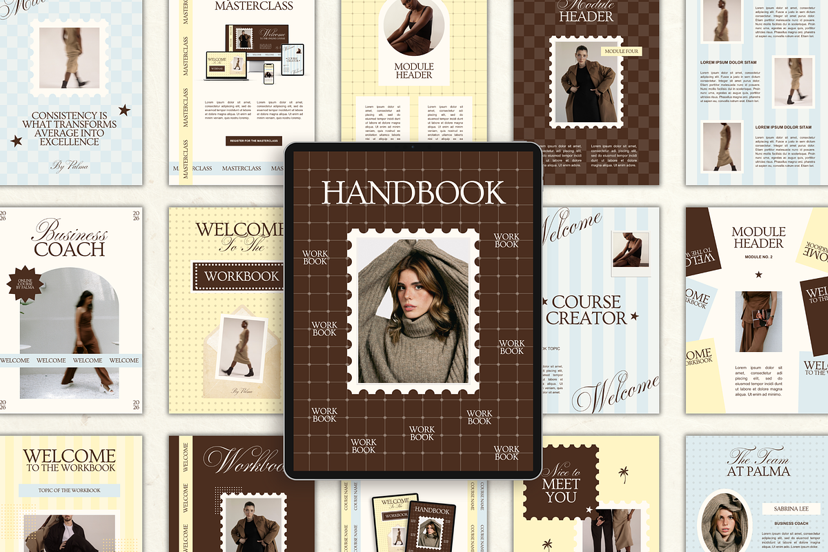Canva Workbook Template for Coaches, a Magazine Template by Branding Babe Co. (Photo 1 of 10)