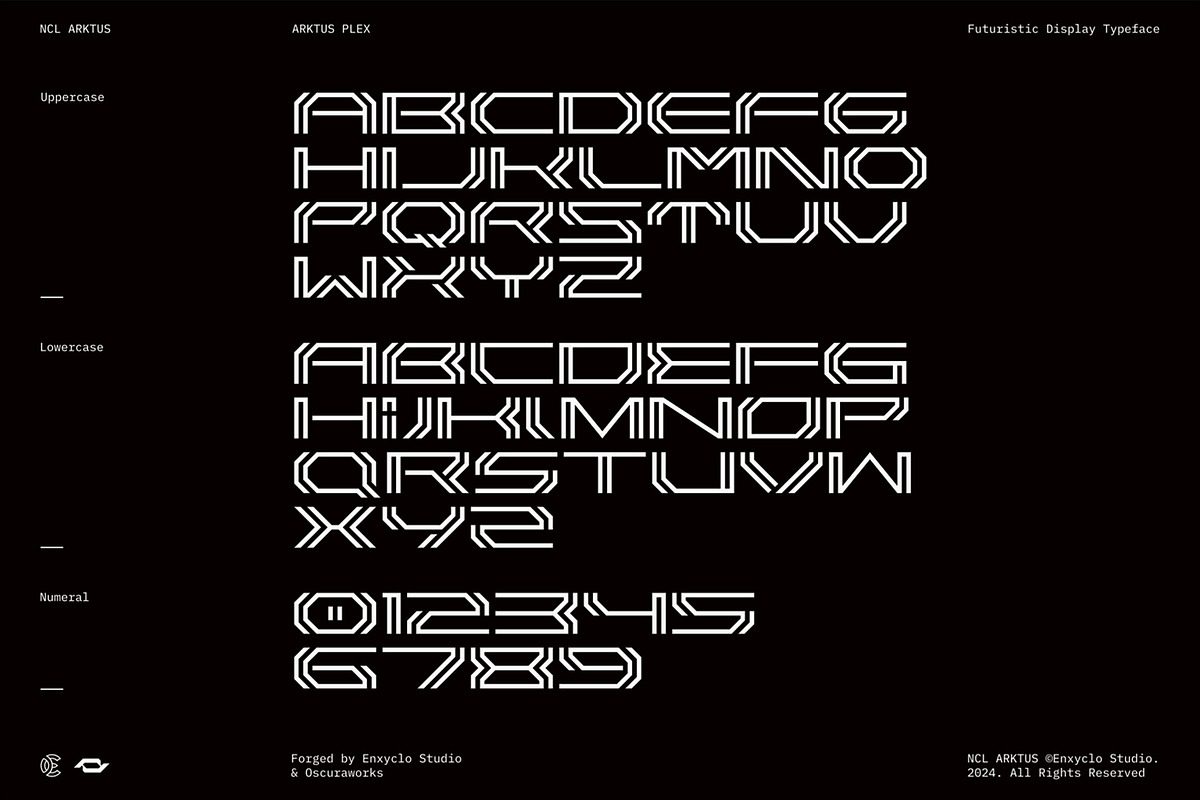 NCL Arktus Font Family, a Sans Serif Font by Enxyclo Studio (Photo 2 of 11)