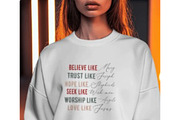 Believe Like Mary Tshirt SVG, an Object Graphic by Digi_Design_World (Thumbnail 5 of 12)