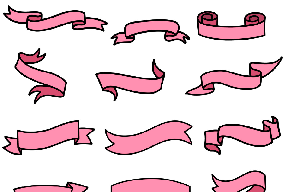 Ribbons - Procreate Stamp Brushes, a Brush Add-On by Almazova Dolzhenko (Photo 11 of 11)