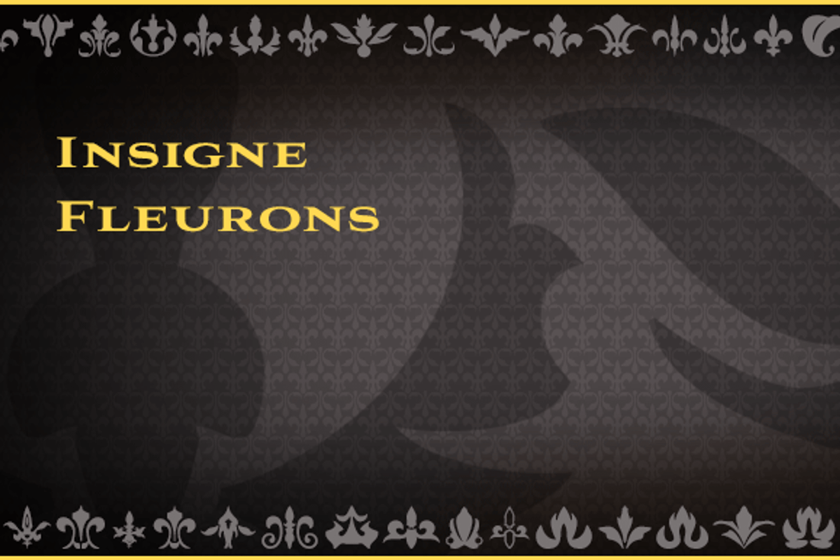 insigne Fleurons
