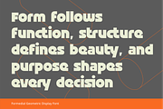 FORMEDIAL - Retro Geometric Display, a Sans Serif Font by Cruizy & Co (Thumbnail 2 of 11)