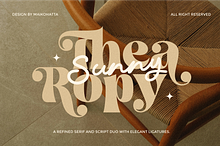 Thearopy - Font Duo Typeface