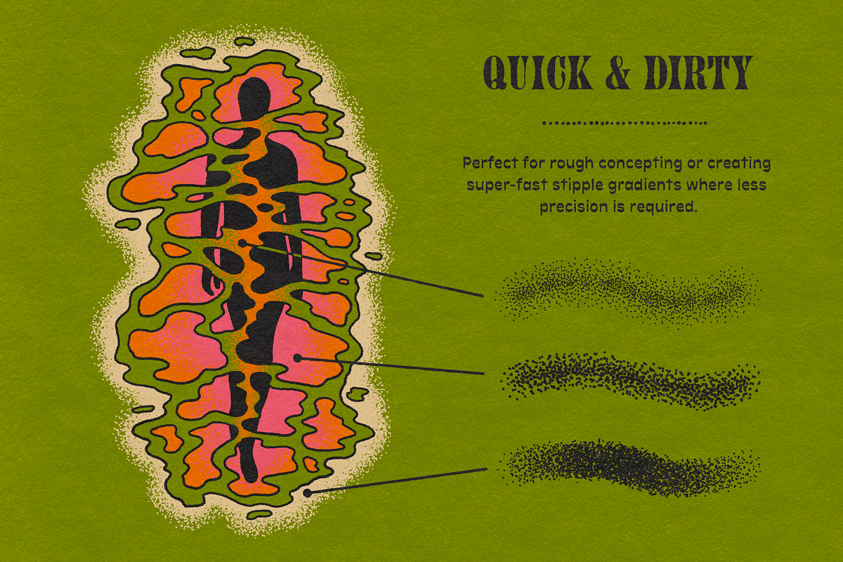 Stipple Studio for Procreate, a Brush Add-On by True Grit Texture Supply (Photo 9 of 12)