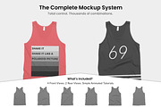 American Apparel 2408 Tank Mockups, a Shirt Mockup by Photific (Thumbnail 4 of 6)