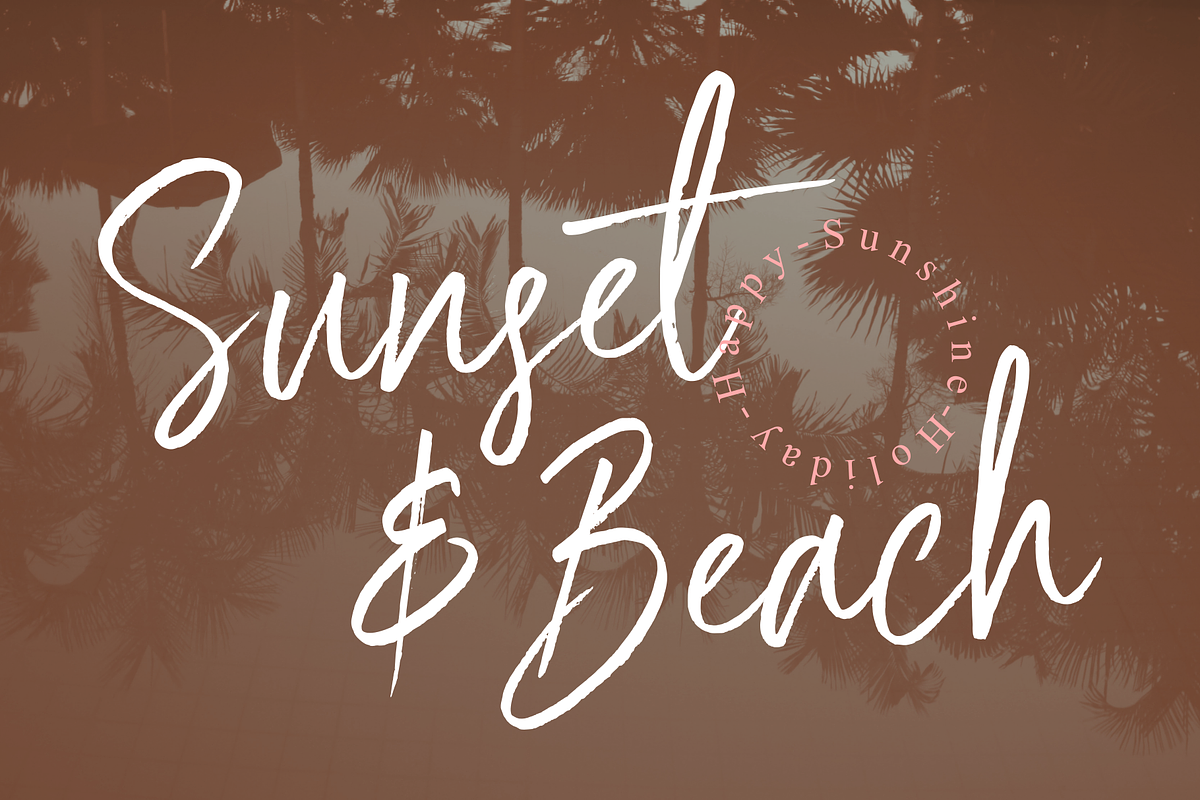 Scriptyca | Brush Font preview 2