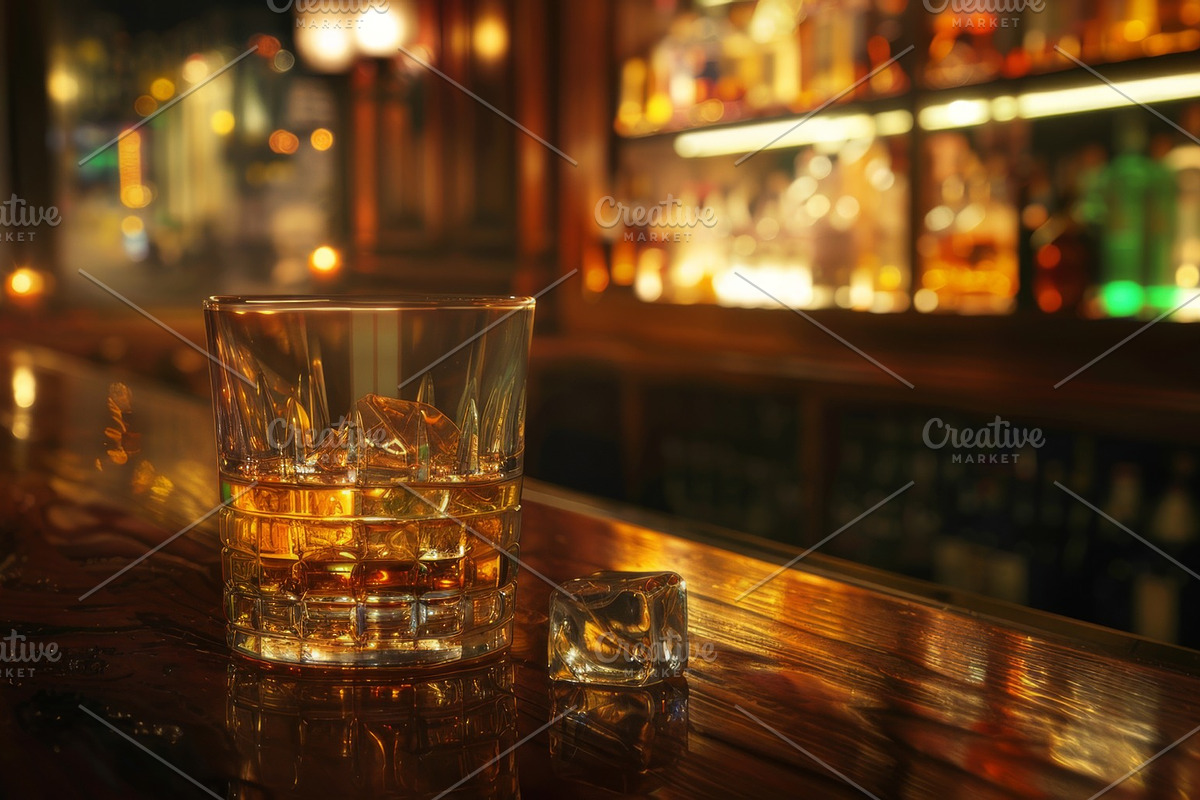 87 whiskey glasses, a Food & Drink Photo by Handmadefont (Photo 20 of 87)