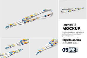 Lanyard Mockup, a Merchandise Mockup by bimockup