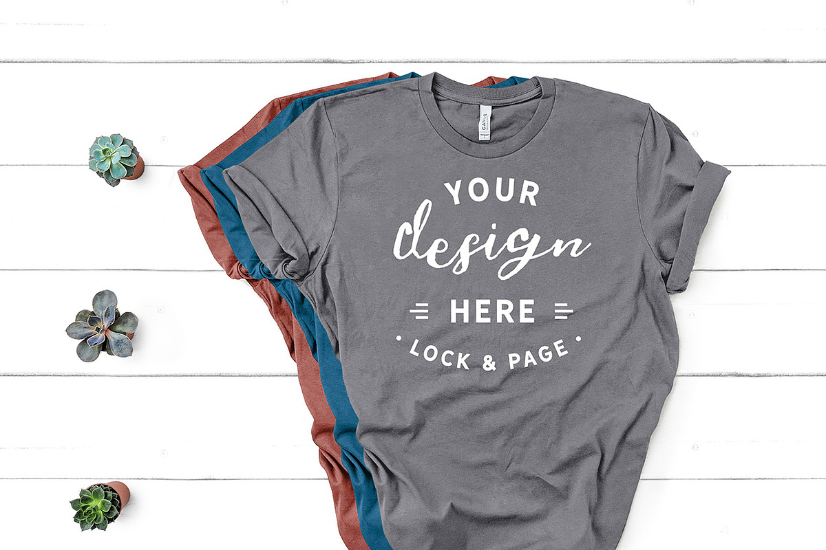 Bella Canvas T-Shirt Mockup Bundle, a Shirt Mockup by lock and page (Photo 33 of 85)