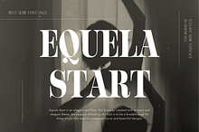 Equela Start Elegant Serif Font