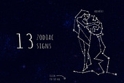 Constellations. Hand draw elements, an Animal Illustration by ❤️ KiraSolly (Thumbnail 2 of 13)