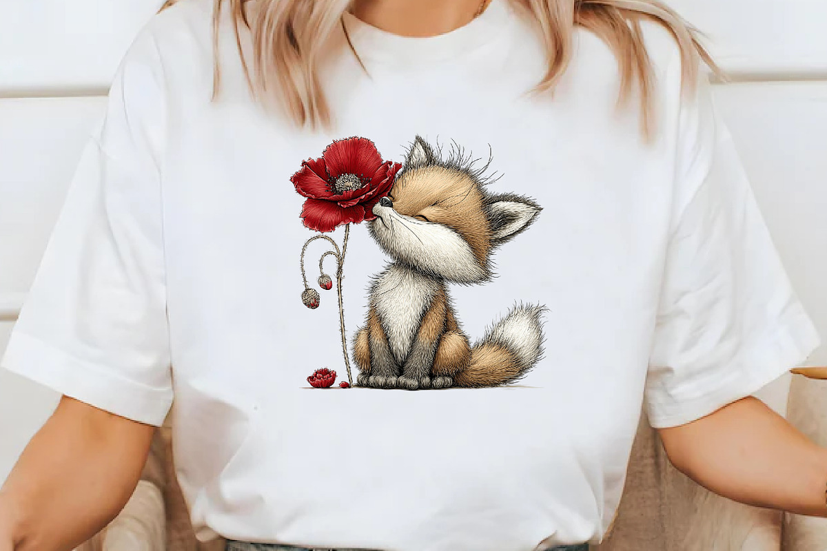 Whimsical fox Mother's day clipart, an Illustration by Designworld (Photo 5 of 7)