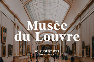 FRENCH GALLERY - Vintage Soft Serif