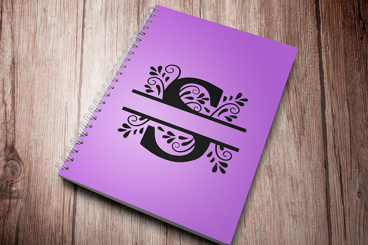 Split Letter Alphabet - SVG, an Illustration by Karen J (Photo 2 of 6)
