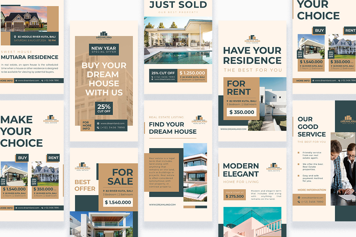 Dreamland Real Estate, a Social Media Template by kerismaker (Photo 3 of 3)