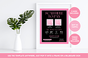 Black & Pink Scan to Pay Sign, a Flyer Template by SunshineStudioBoutique (Thumbnail 9 of 11)