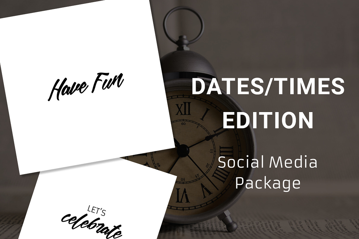 Dates/Times Edition - Social Media, a Social Media Template by Annemiek van Luinen (Photo 7 of 7)