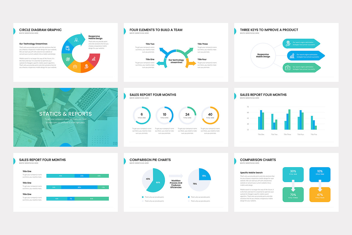 ONE PowerPoint Template, a Presentation Template by slidequest