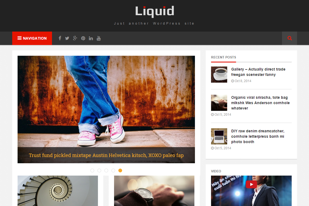 Liquid - Masonry WordPress Theme, a WordPress Template by WPGraby