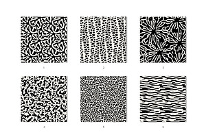 Patchy Seamless Patterns Set