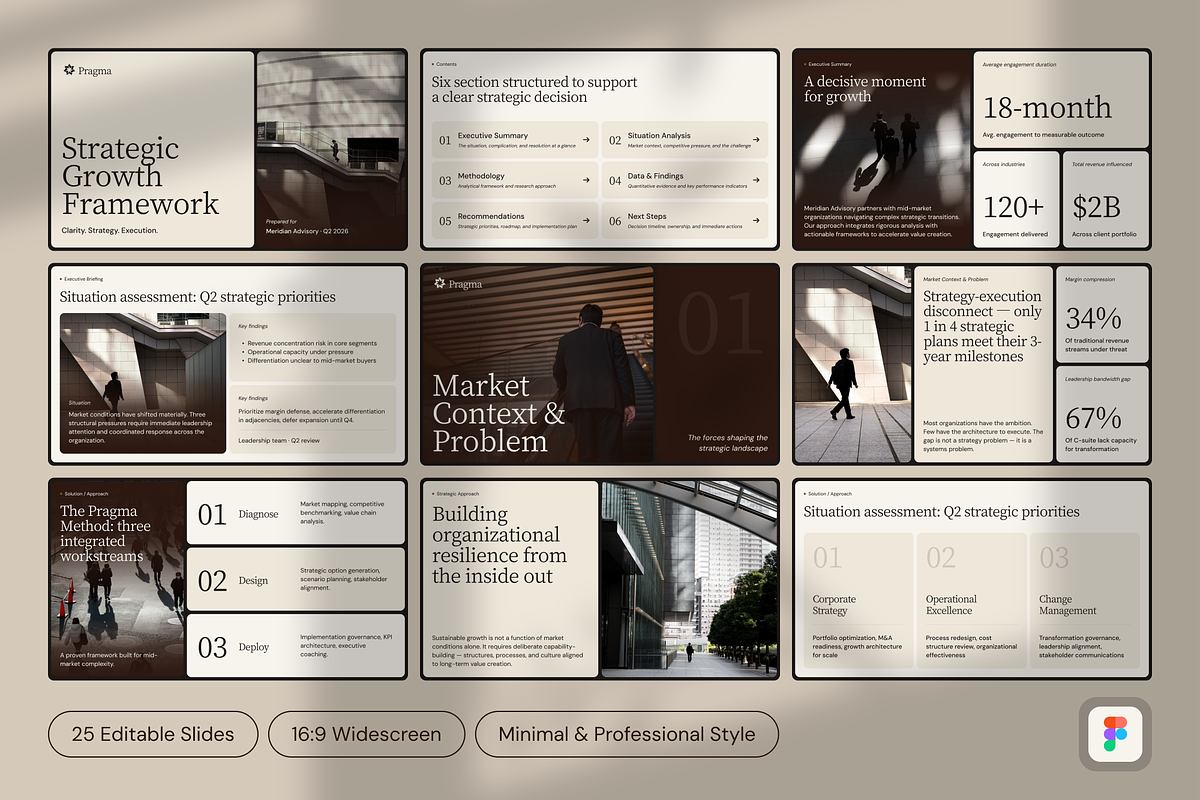 Pragma Consultant Deck Figma, a Presentation Template by PaperSlides (Photo 2 of 8)