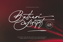 Bathari Script | Signature Font
