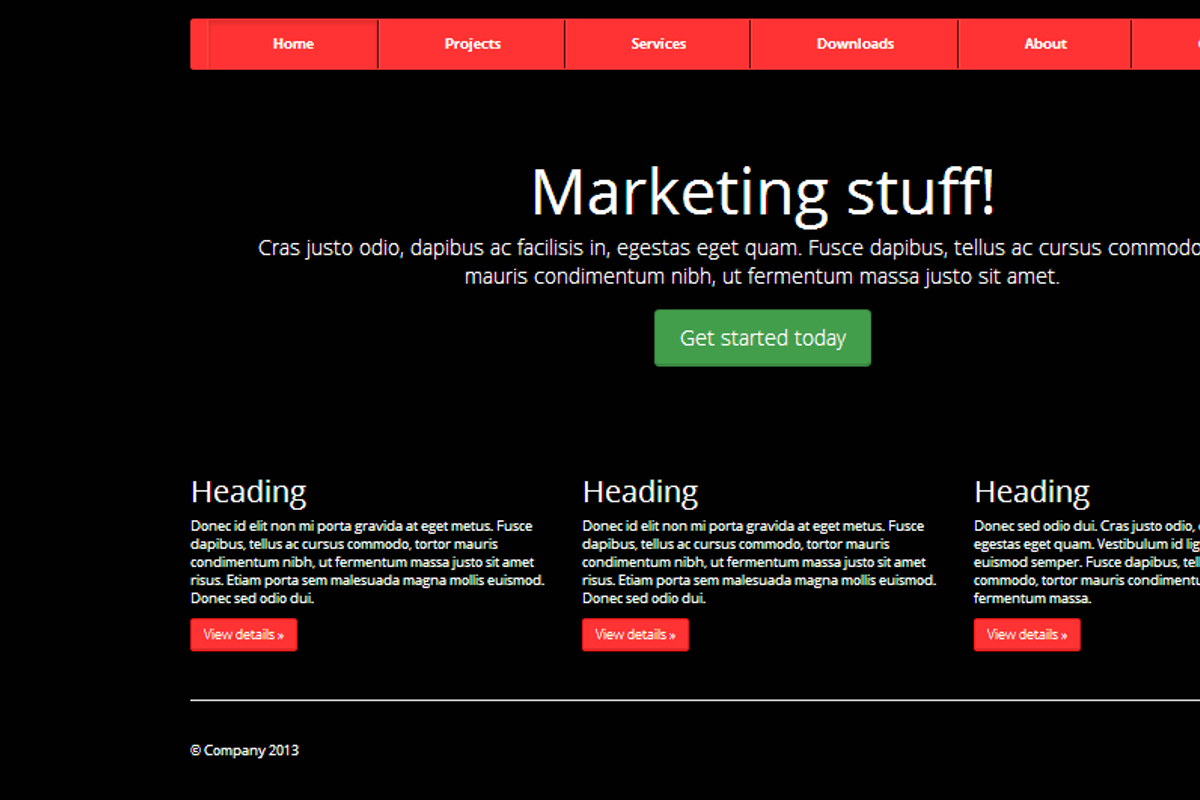 Bootstrap v.3.0. theme flat ui, a Bootstrap Template by Bootstraptor (Photo 5 of 5)