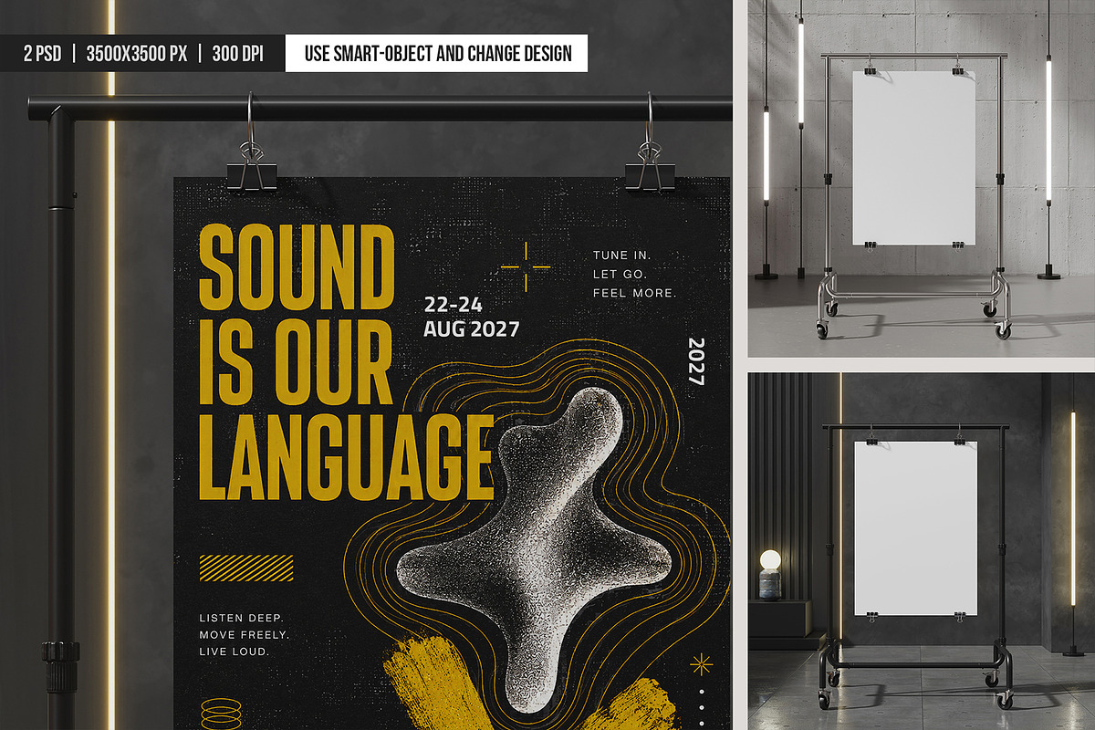 Rolling Poster Stand Mockup, an Advertising Mockup by SD Mockup (Photo 3 of 3)